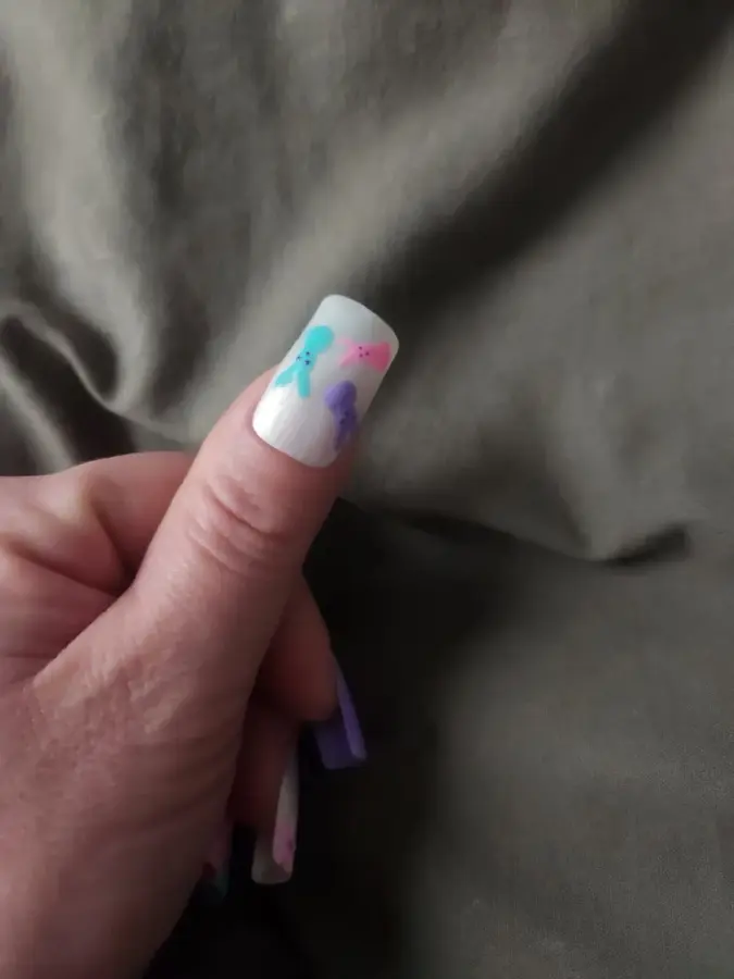 Handmade press-on nail set 5
